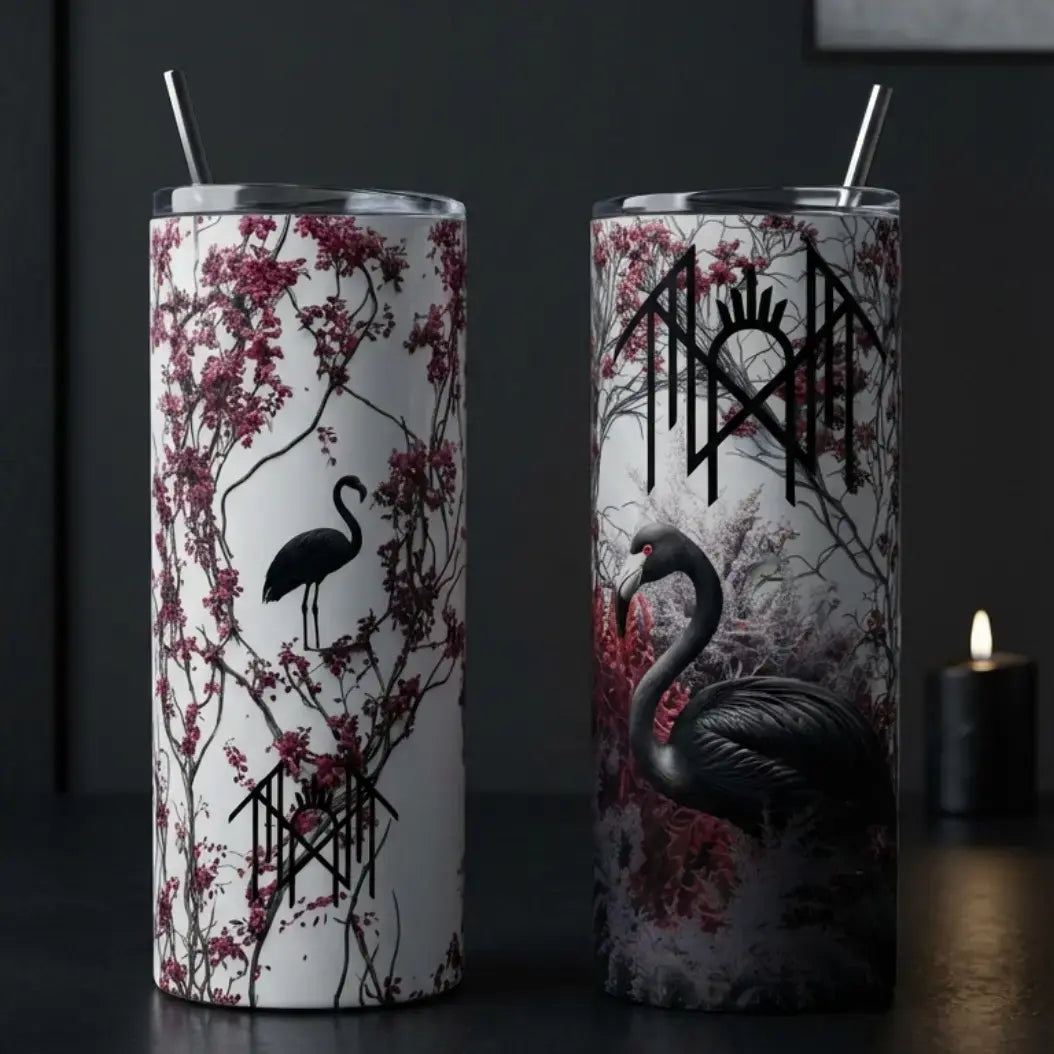 Rock Band Tour Insulated Drinkware Tumbler - 20oz/40oz Fade-Proof Art Straw Cup, Hot & Cold Lover Sleep Token Fan Gift Vacuum Flask