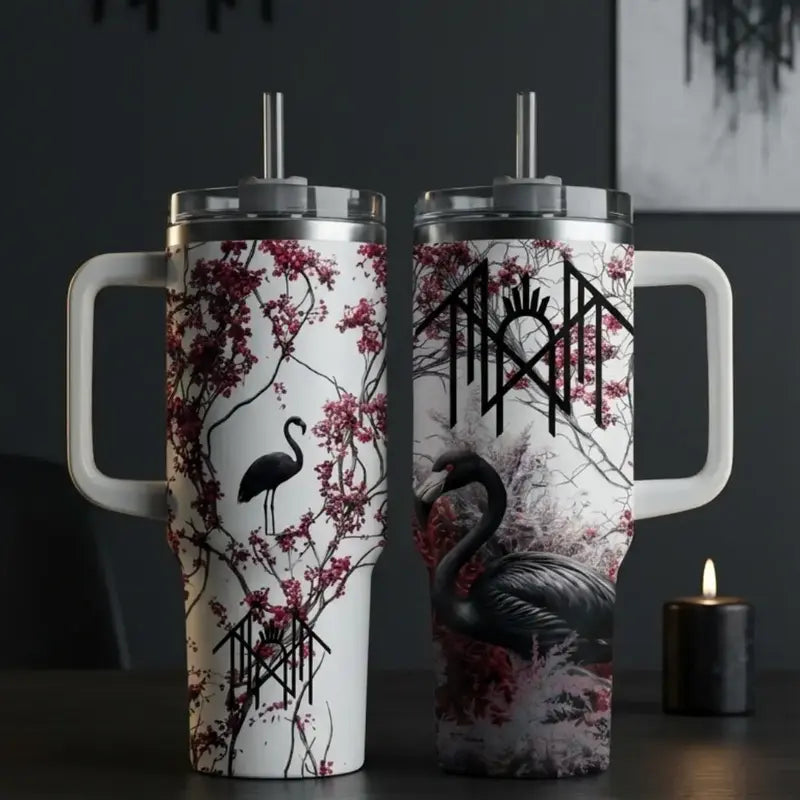 Rock Band Tour Insulated Drinkware Tumbler - 20oz/40oz Fade-Proof Art Straw Cup, Hot & Cold Lover Sleep Token Fan Gift Vacuum Flask